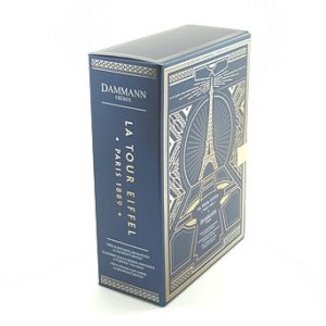 Coffret "Tour Eiffel", Thés Noirs, Vert et Infusion