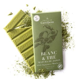Chocolat Café-Tasse Blanc & Thé Matcha du Japon